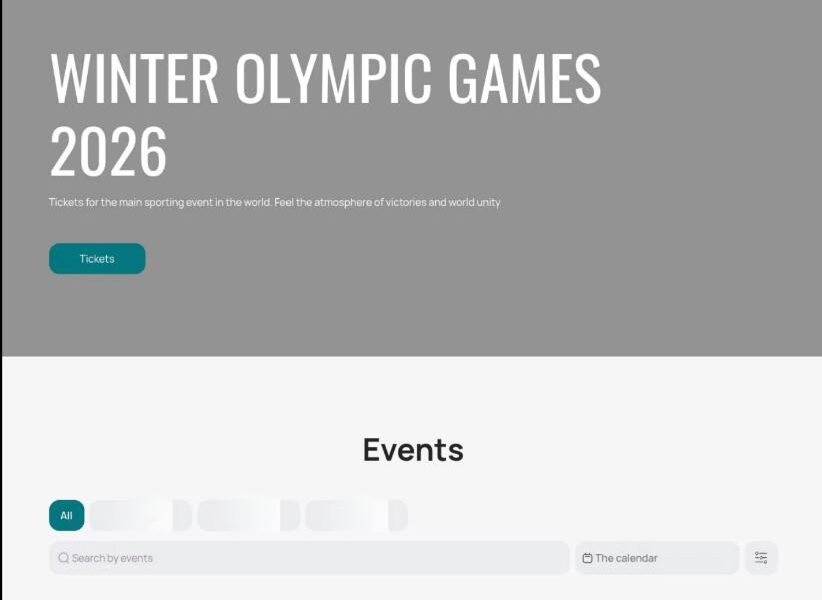 A fake ticket website