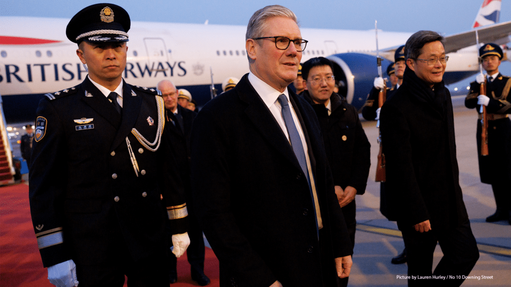 What does the UK want in its relations with China?