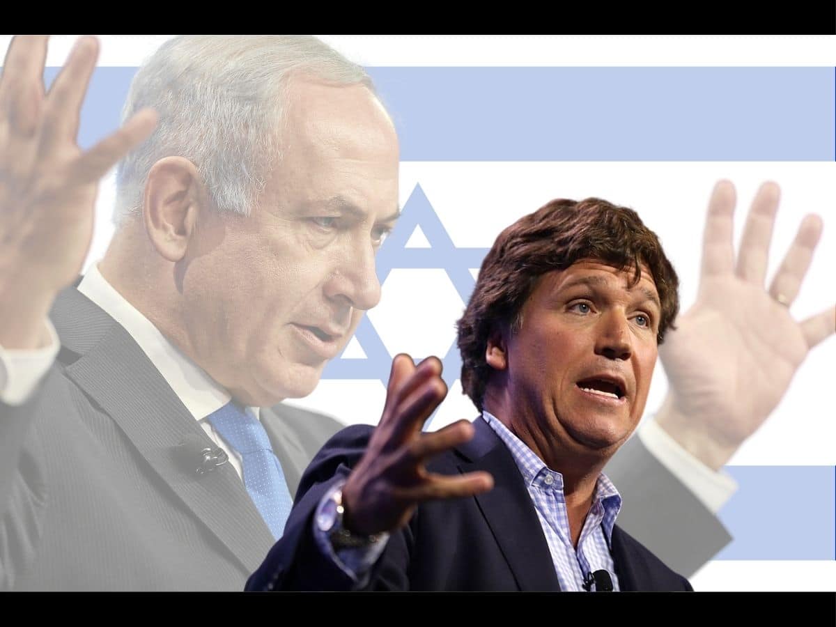 Tucker Carlson claims Netanyahu threatened his family