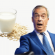 Farage is a snowflake crying about left-wing milk