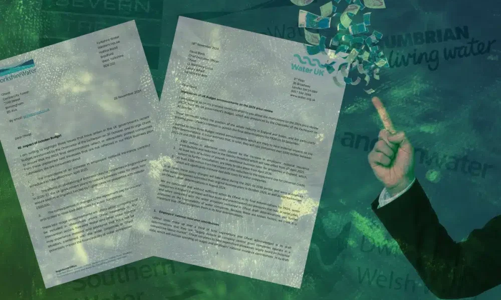 DWP assisting in water company scandal