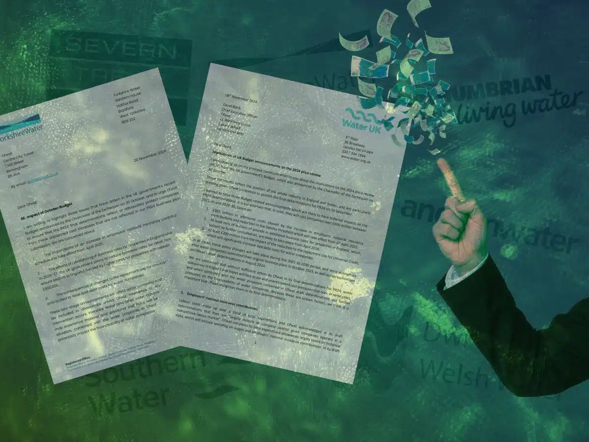 DWP assisting in water company scandal