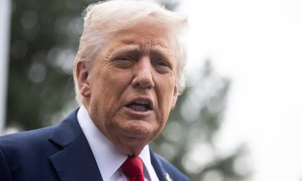 Donald Trump Departs for Quantico