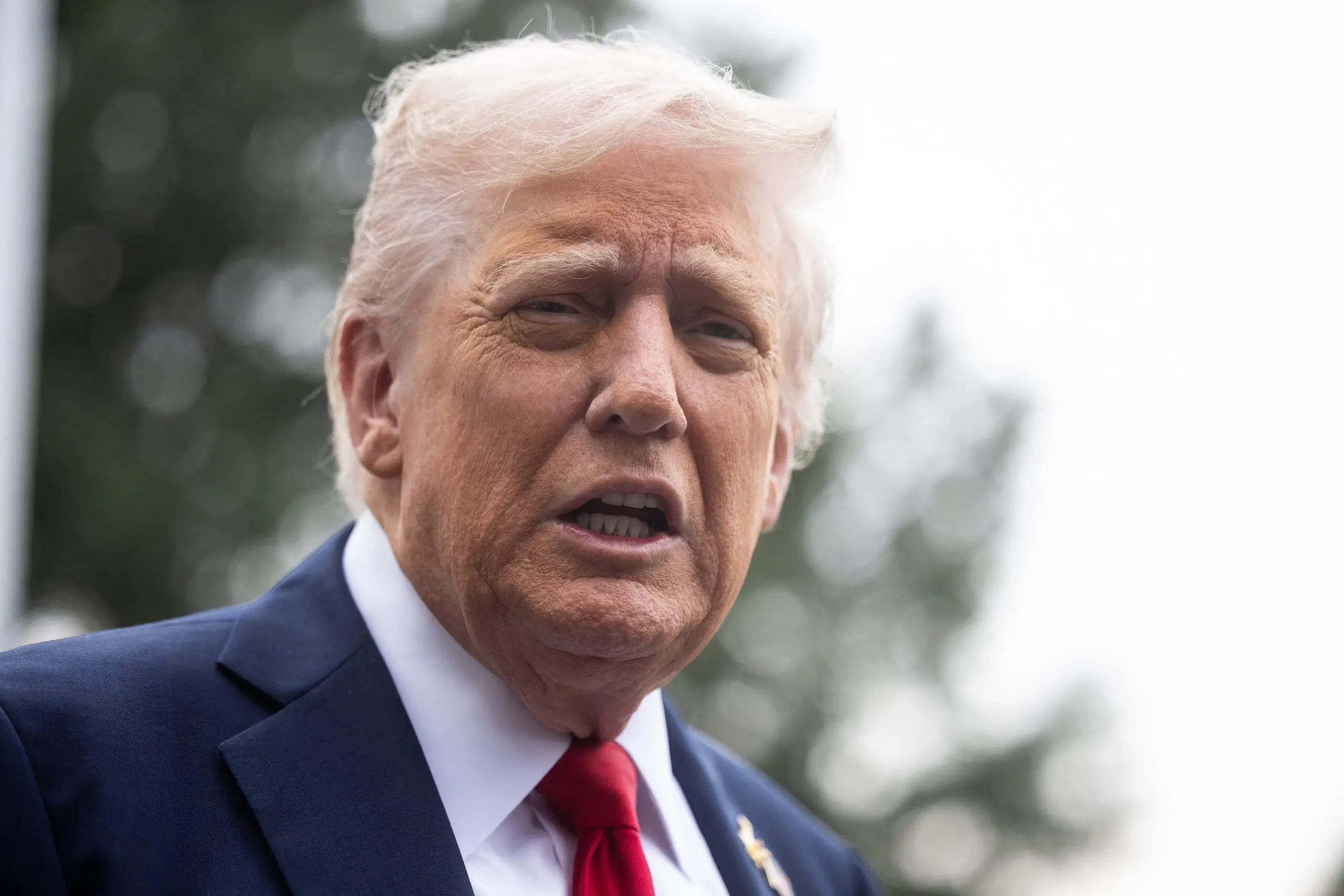 Donald Trump Departs for Quantico