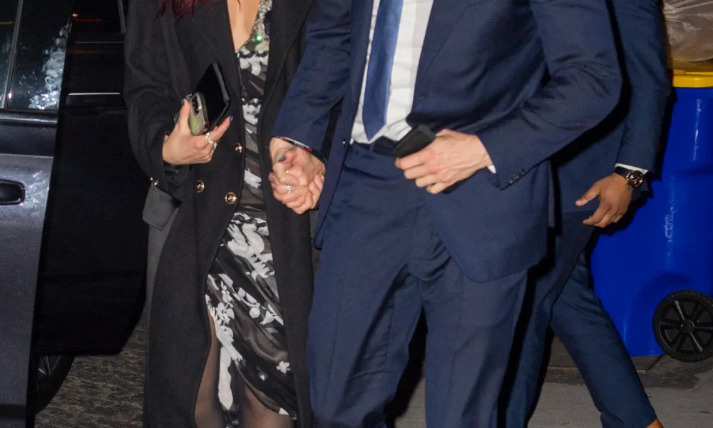 Dua Lipa goes to dinner at NYC's trendy Zero Bond club with boyfriend Callum Turner.