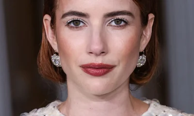 Emma Roberts on a red carpet