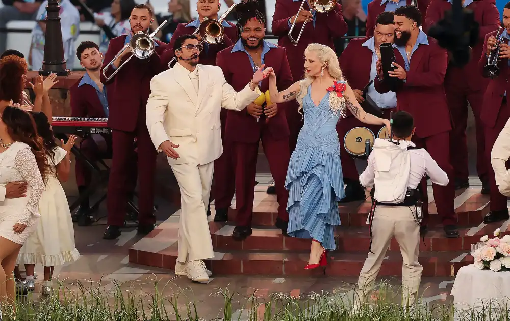 Feature Bad Bunny Surprises With Special Guests During Super Bowl 2026 Halftime Show Lady Gaga