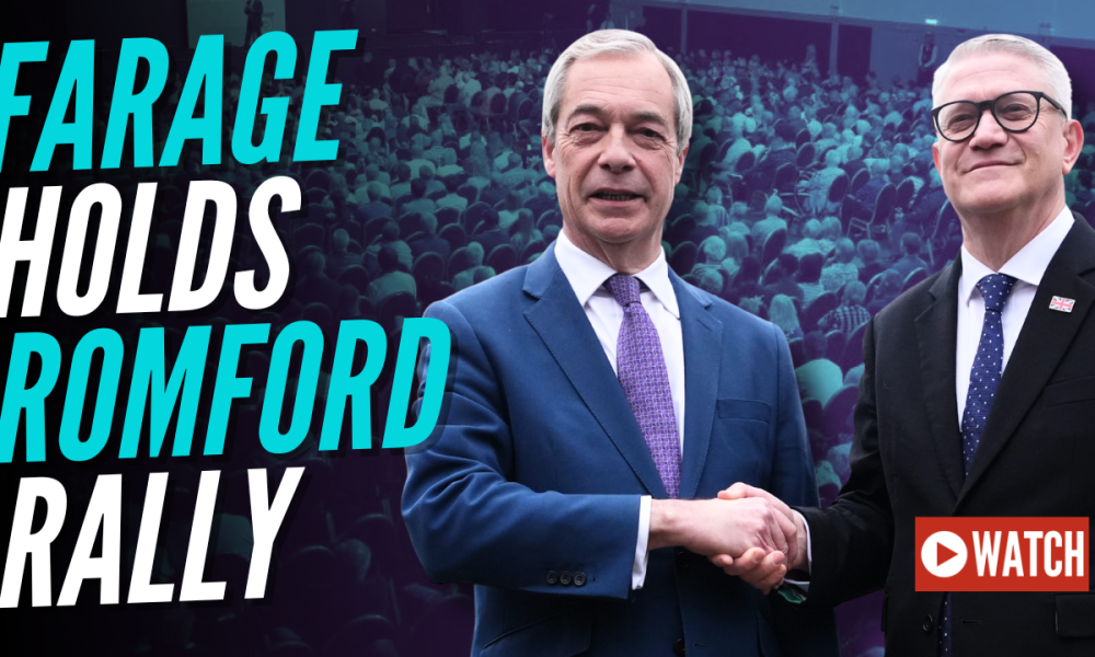 LIVE: Farage and Rosindell Hold Reform Romford Rally