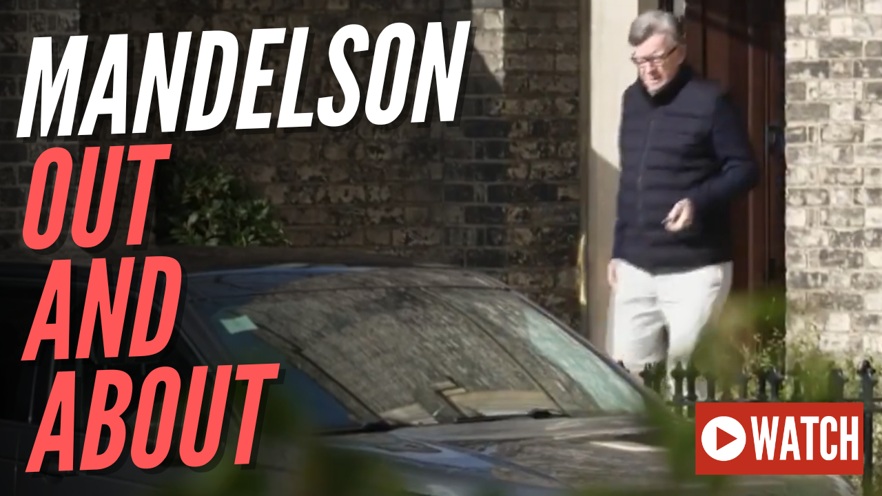 WATCH: Peter Mandelson Spotted in Public