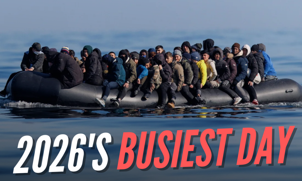 605 Small Boat Migrants Arrive in One Day