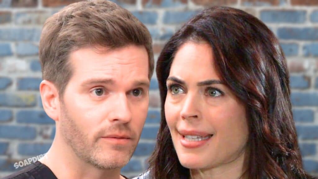 General Hospital: Lucas Jones (Van Hansis) - Britt Westbourne (Kelly Thiebaud)