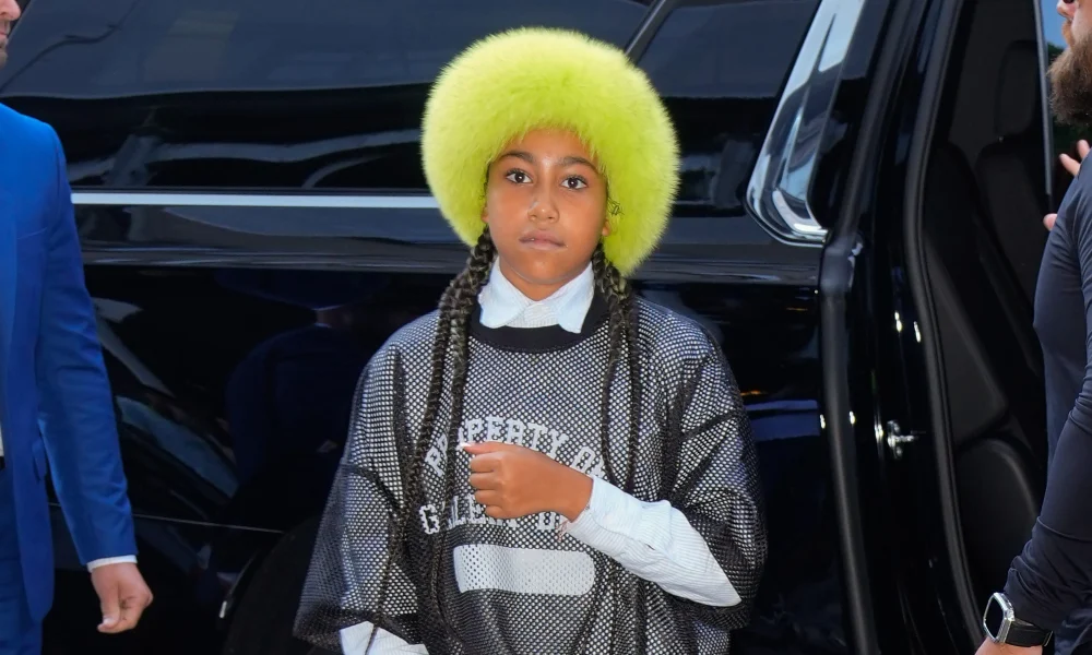 Social Media Shares Mixed Reactions As North West Shows Off Multiple Hand Piercings (PHOTO)