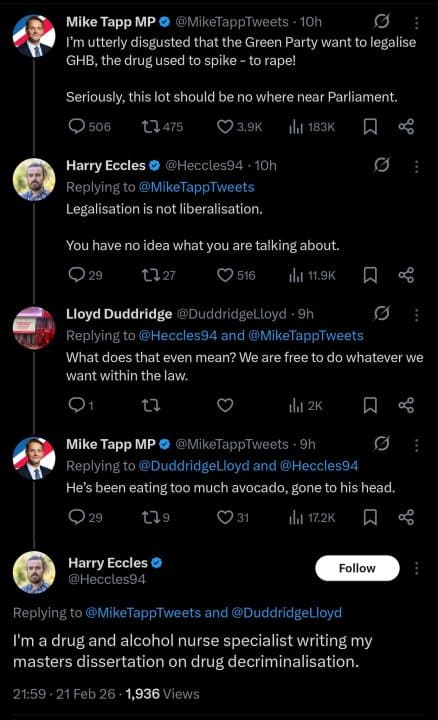 Labour attack Greens with failed ‘War on Drugs’ propaganda