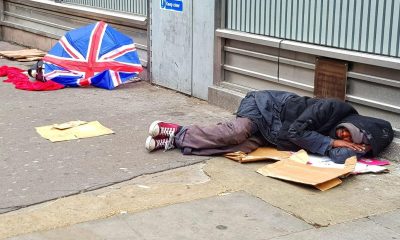 Homeless man sleeping on trains demonised by BBC