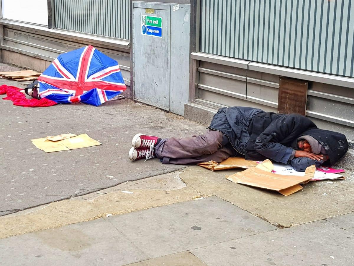 Homeless man sleeping on trains demonised by BBC