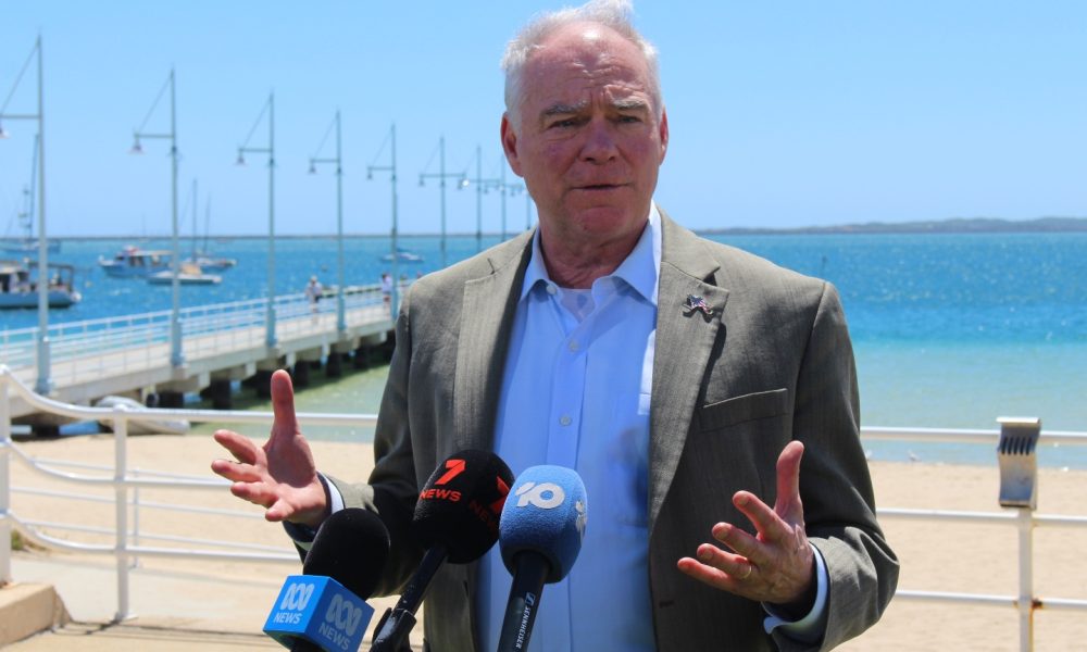 US senator Tim Kaine urges calm on Aukus path