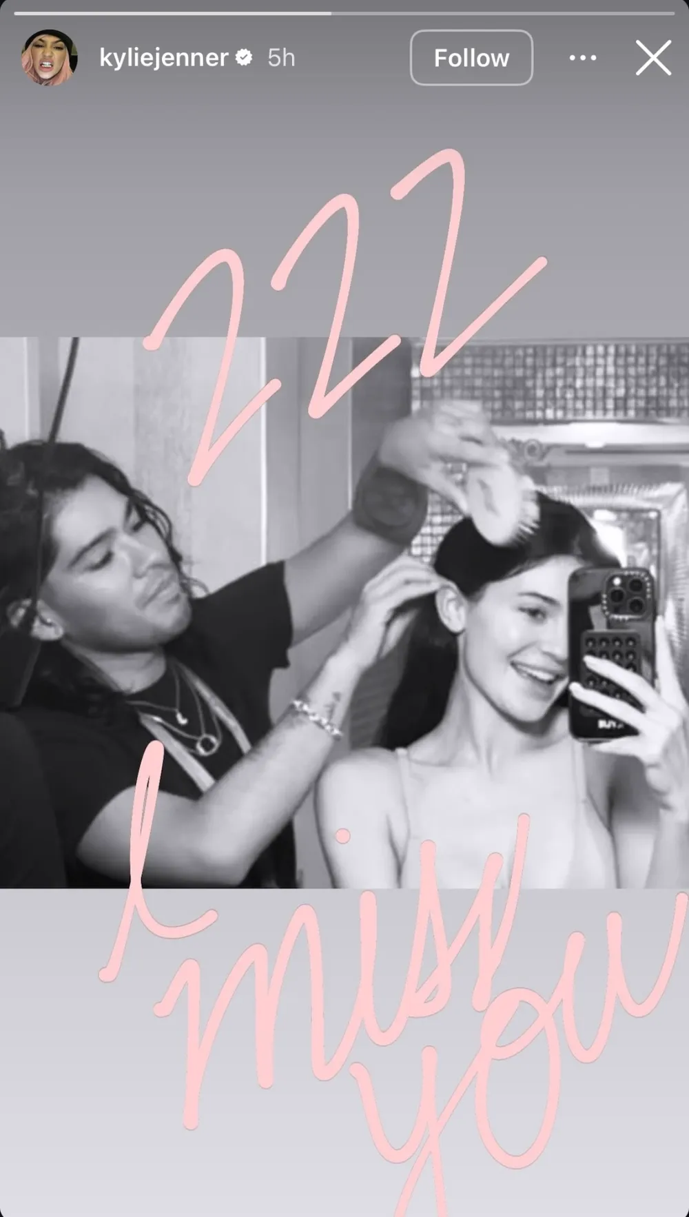 IMG_9573 kylie jenner remembers hairstylist anniversary