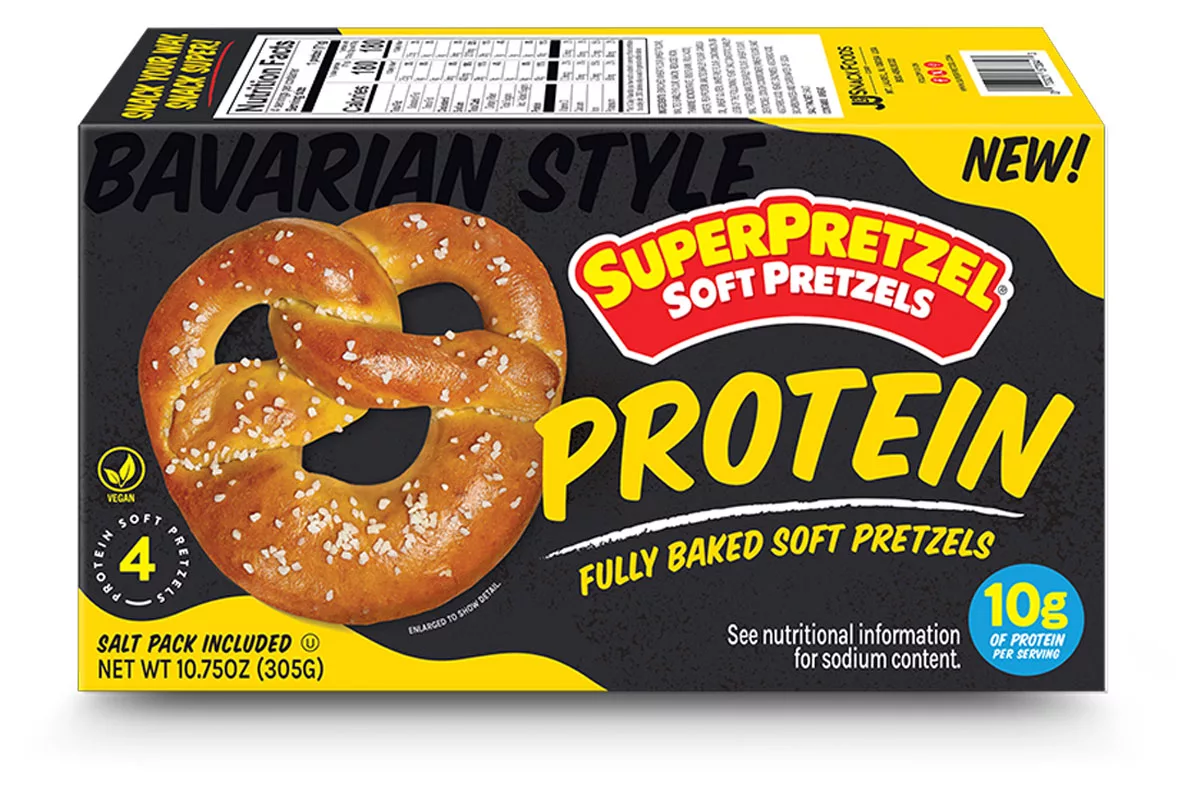 J&J Snack introduces protein-packed pretzels