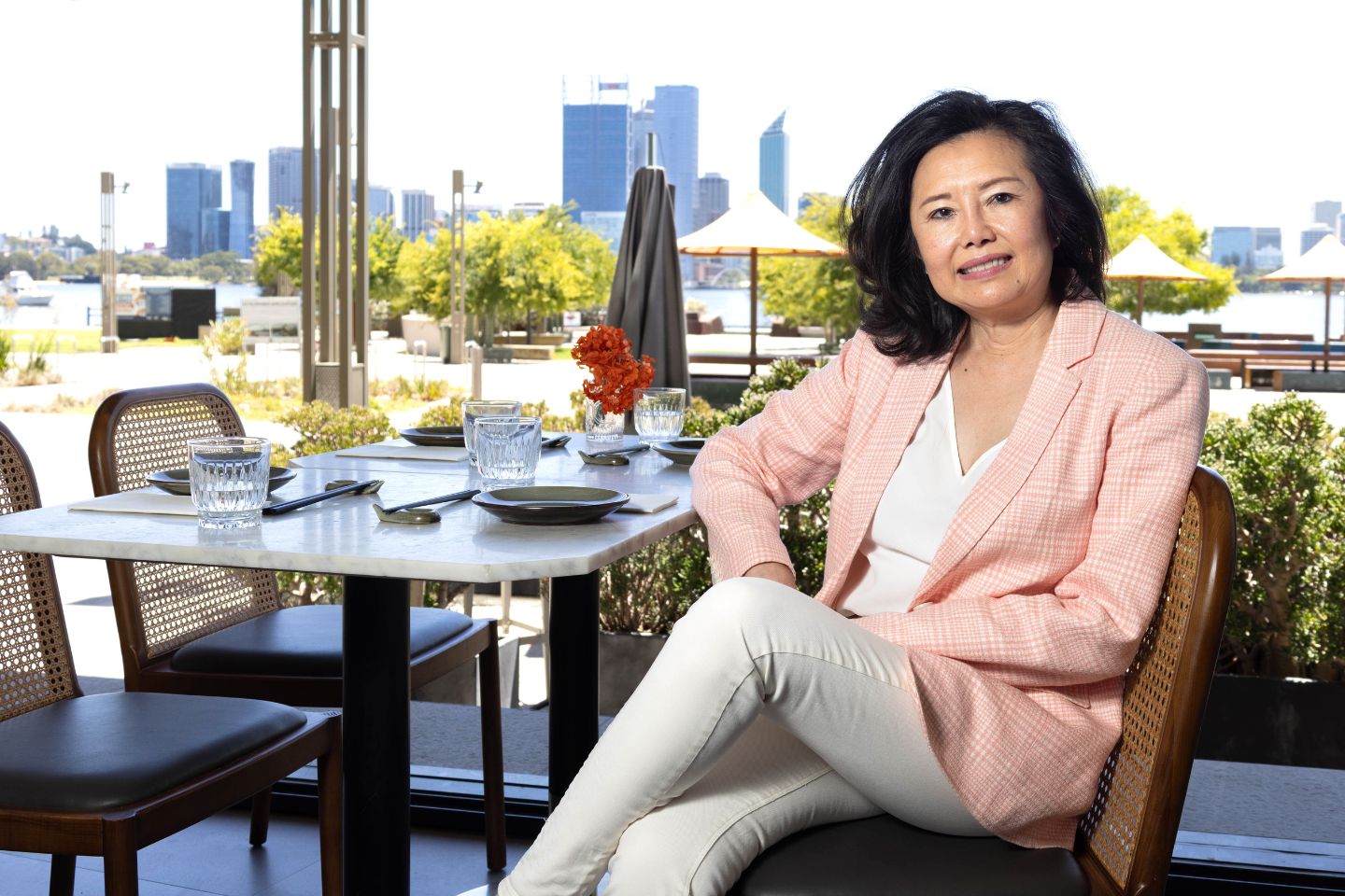 Jacquie Chan chows down on restaurant refocus