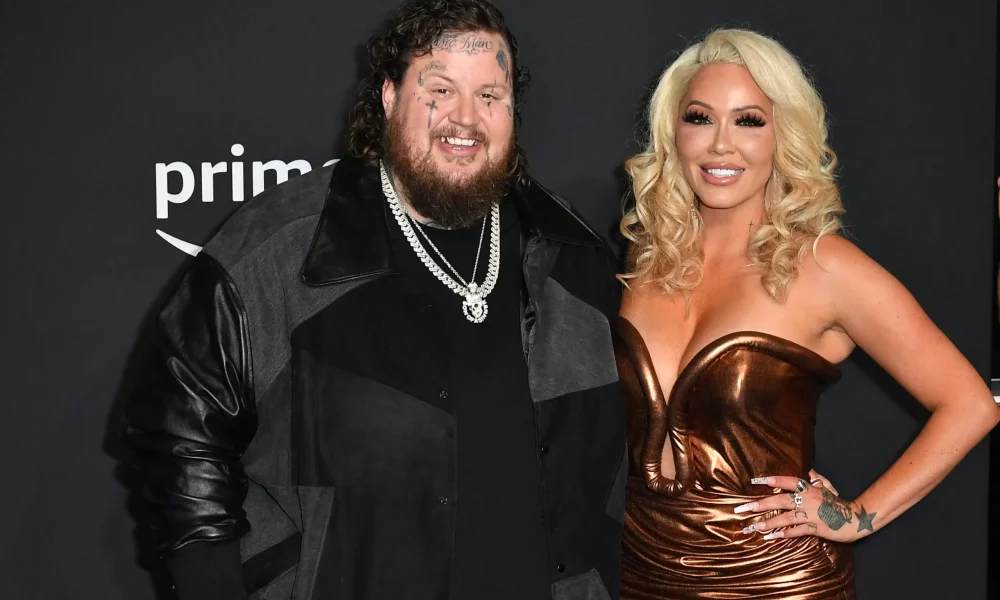 Jelly Roll and Bunnie Xo attend the 58th Annual Academy of Country Music Awards