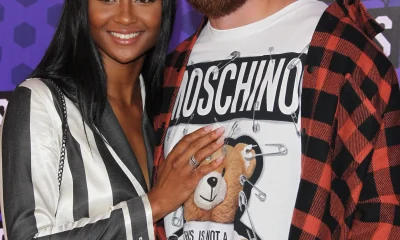 Kayla Nicole and Travis Kelce at the 2018 Kids' Choice Sports Awards - Los Angeles