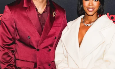 Kelly Rowland And Method Man Bring The Fashion For Relationship Goals Press Tour Courtside In A Fringed TTSWTRS Jacket Black And White Rowen Rose Stella McCartney And More