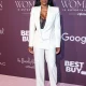 Kenya Moore poses on the red carpet of The Hollywood Reporter's Women In Entertainment Gala 2023