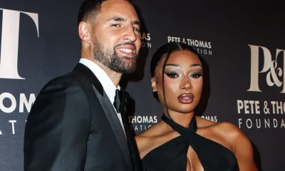 Klay Thompson and Megan Thee Stallion at Inaugural Megan Thee Stallion's Pete And Thomas Foundation Gala