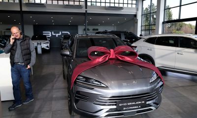 China’s BYD vehicle sales fall for fifth month in a row