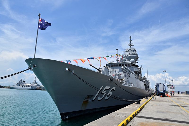 Australian warship transits Taiwan Strait, tracked by China’s navy