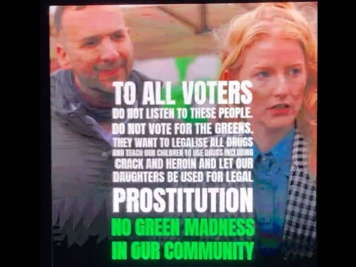 Labour lie-truck toured Gorton and Denton smearing Greens