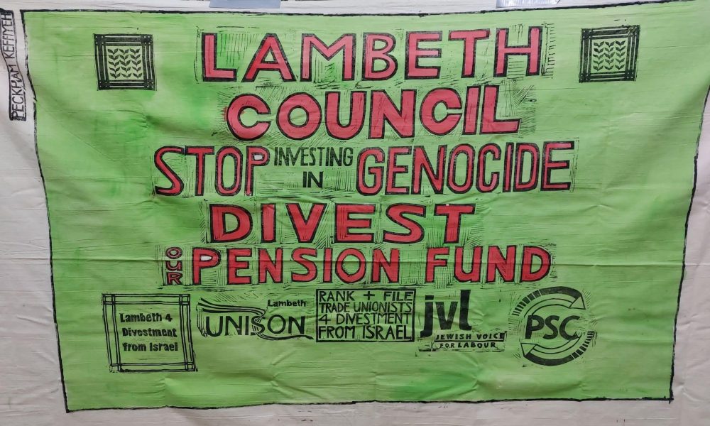 Lambeth leads the way in launching the Vote Palestine pledge