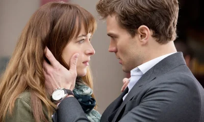 FIFTY SHADES OF GREY, l-r: Dakota Johnson, Jamie Dornan, 2015. ph: Chuck Zlotnick/©Focus