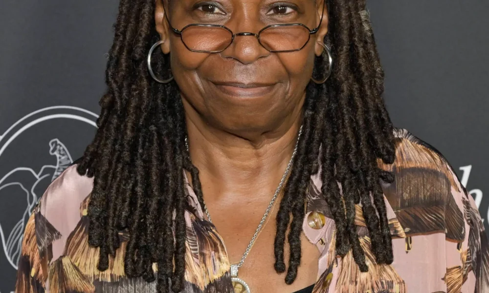 Whoopi Goldberg on the red carpet.
