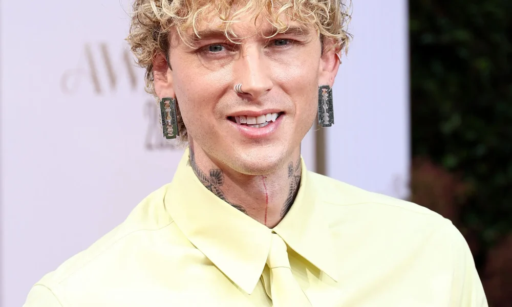 Machine Gun Kelly attends the 2025 BET Awards in Los Angeles