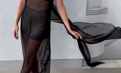 Margot Robbie Turns Up The Drama In Sheer Black Chanel Couture At A Press Event 3