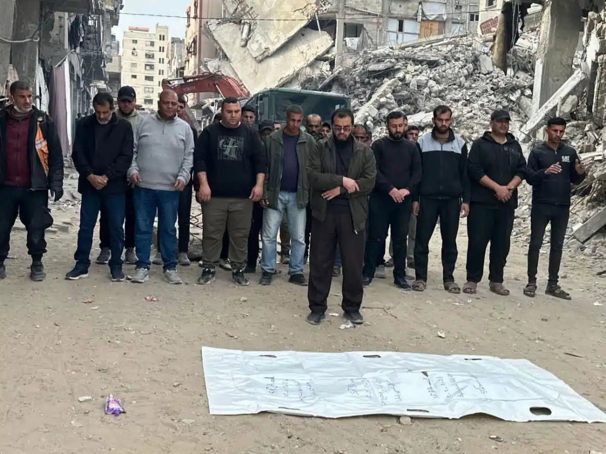 The horror of Gaza summed up by the burial of four siblings