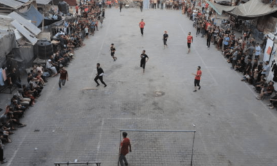 Football used to reclaim life by Palestinian player