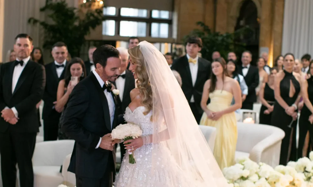 Sarah Rollins Gonzalez and Richard Gonzalez’s wedding.