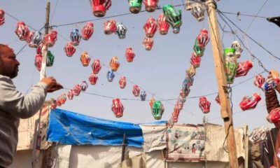fasting among tents and rubble