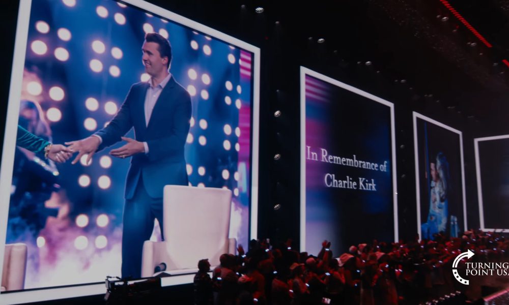 Turning Point USA legend Charlie Kirk sends gutwrenching messages from beyond the grave at rival halftime show