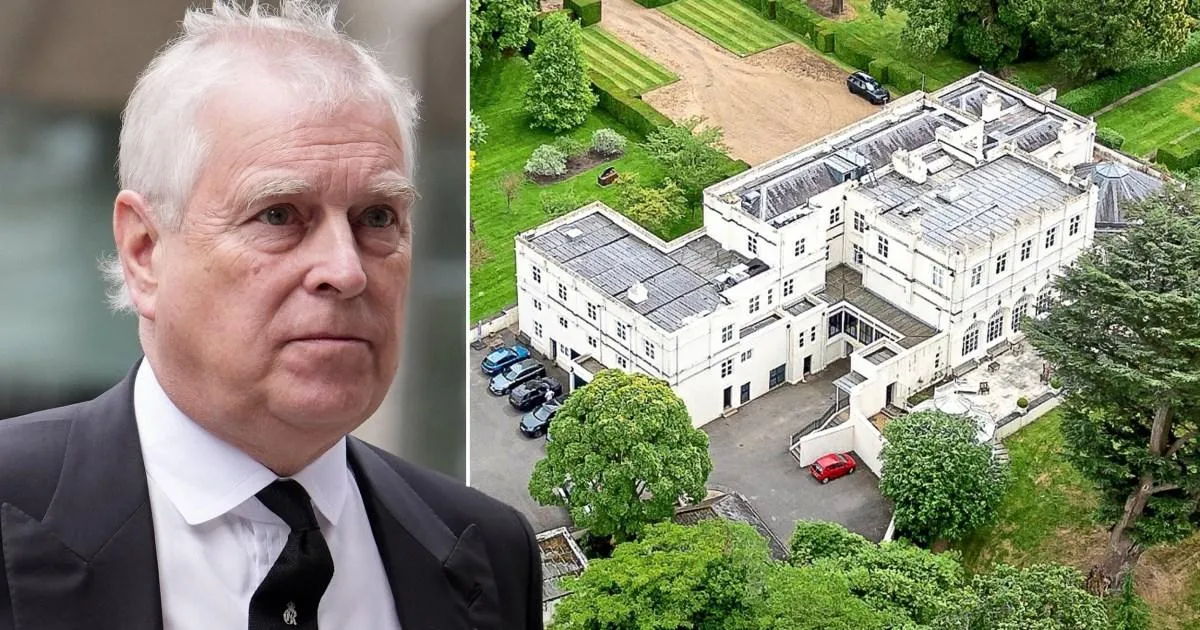 Andrew moves out of 30-room royal mansion to 'modest' five-bed home | News UK