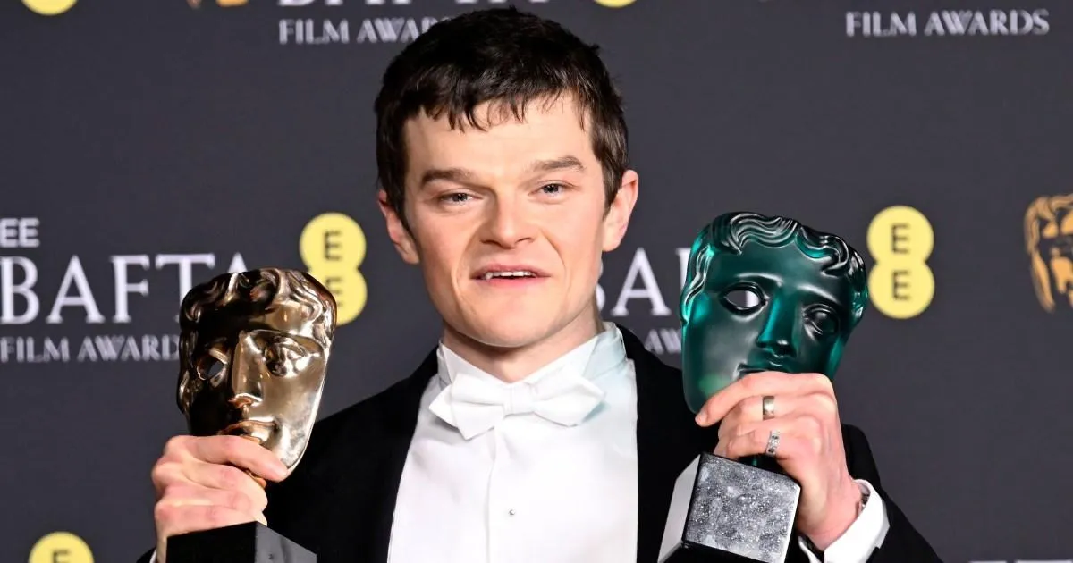 Double Bafta winner Robert Aramayo calls for 'grace' towards Tourette's after shouted slur