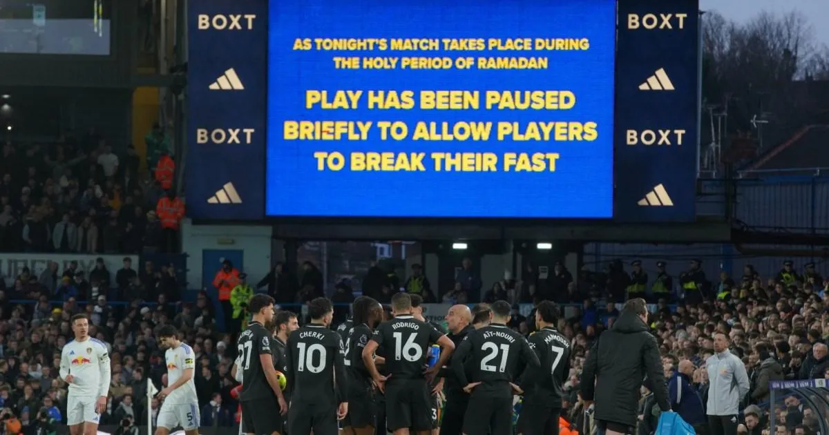 Pep Guardiola reacts as Leeds United fans boo Ramadan break | Football