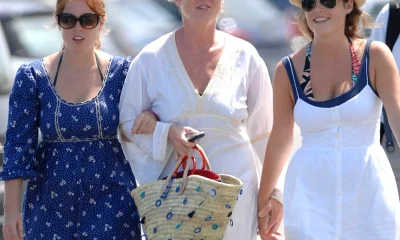 Sarah Ferguson and her daughters enjoying the St. Tropez sunshine