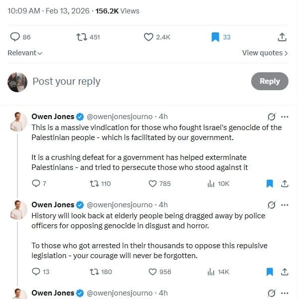 Palestine Action ruling celebrated by anti-genocide protesters