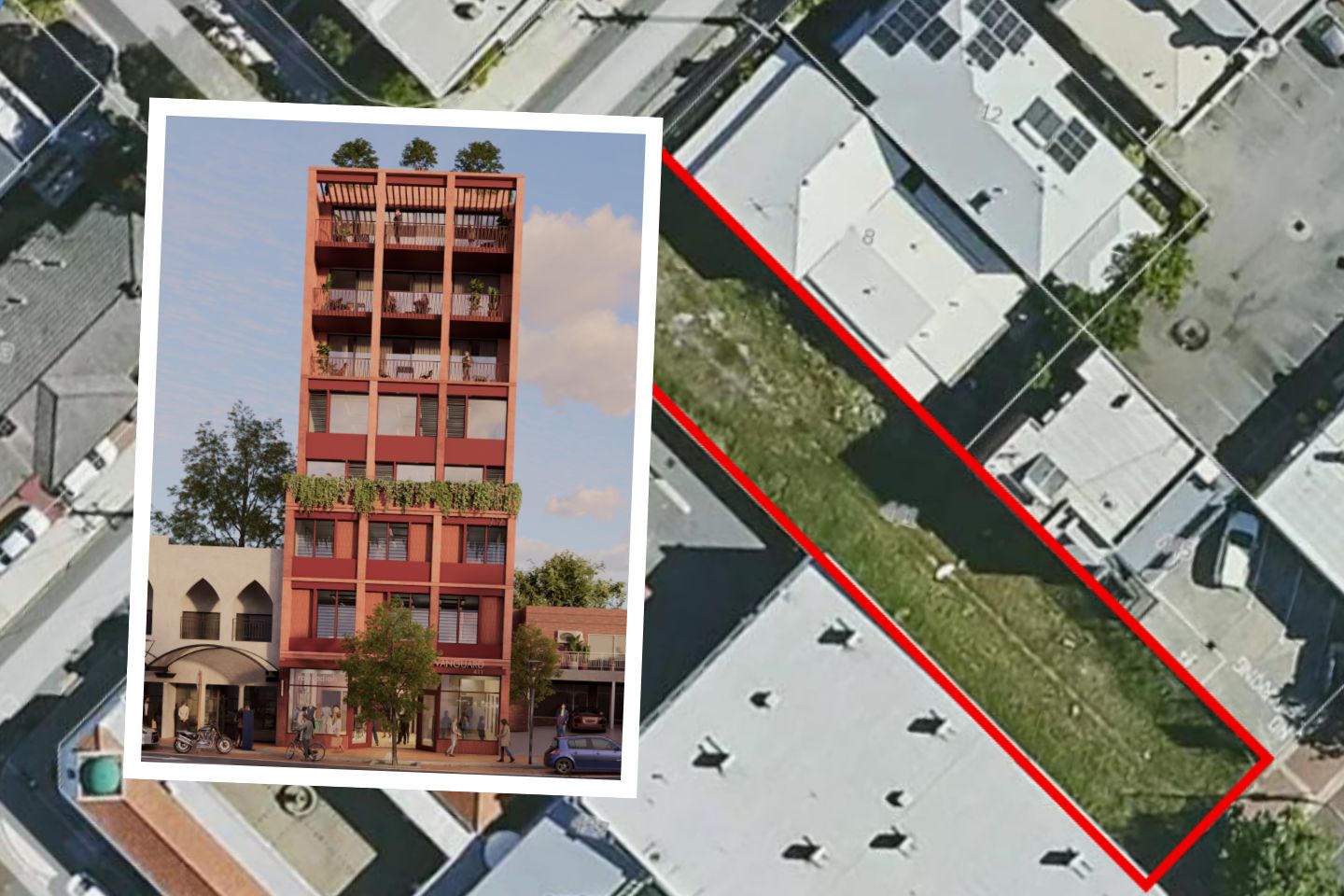 Vacant Perth lot earmarked for office, dwellings in $10m plan