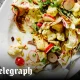 Winter panzanella with cauliflower, radishes and raisins