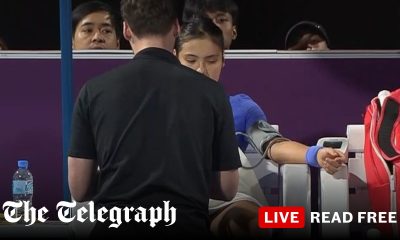 Emma Raducanu retires from Qatar Open after having on-court blood-pressure test