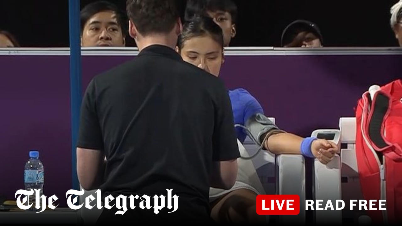 Emma Raducanu retires from Qatar Open after having on-court blood-pressure test